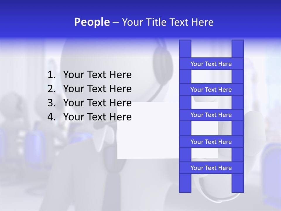 Agent Card Telephone PowerPoint Template