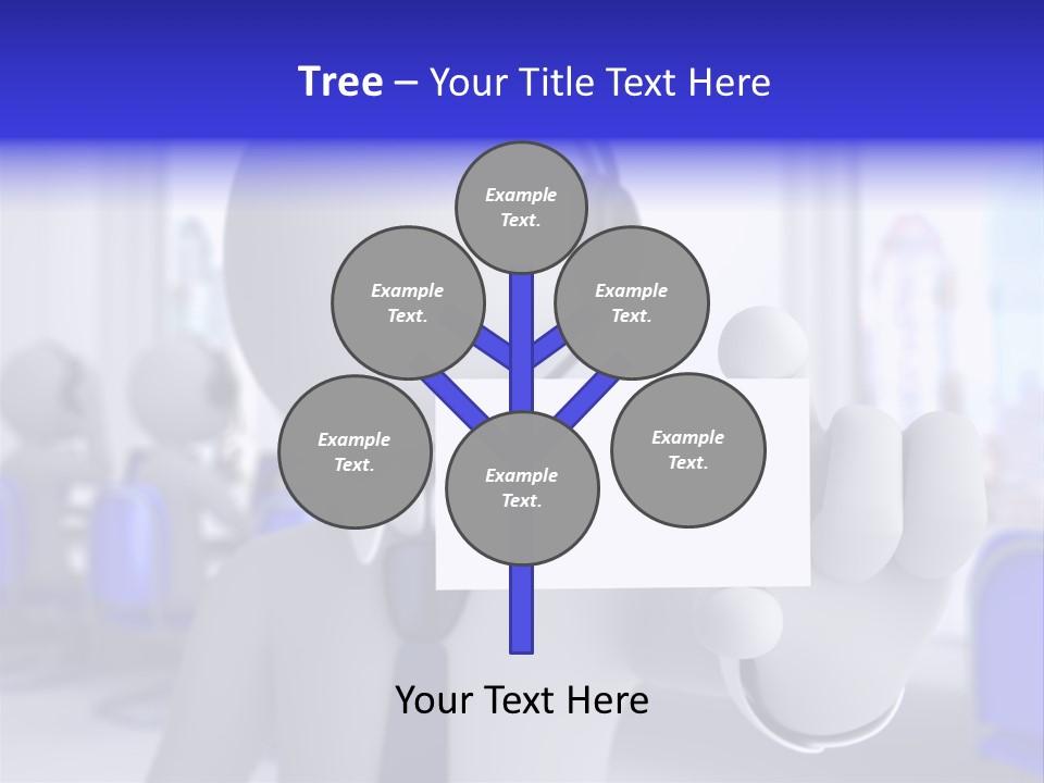 Agent Card Telephone PowerPoint Template