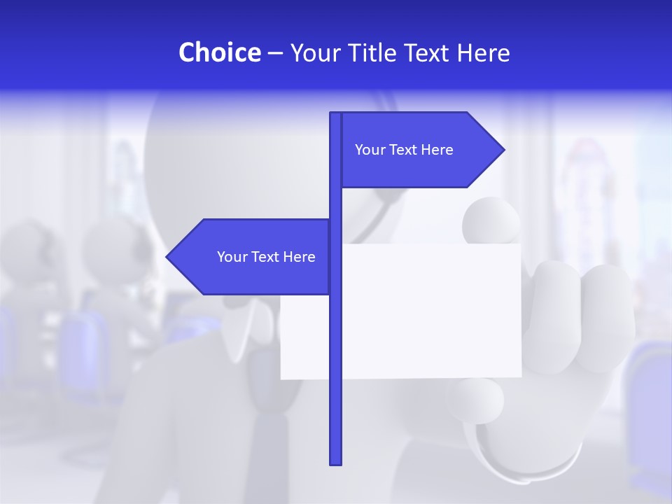 Agent Card Telephone PowerPoint Template