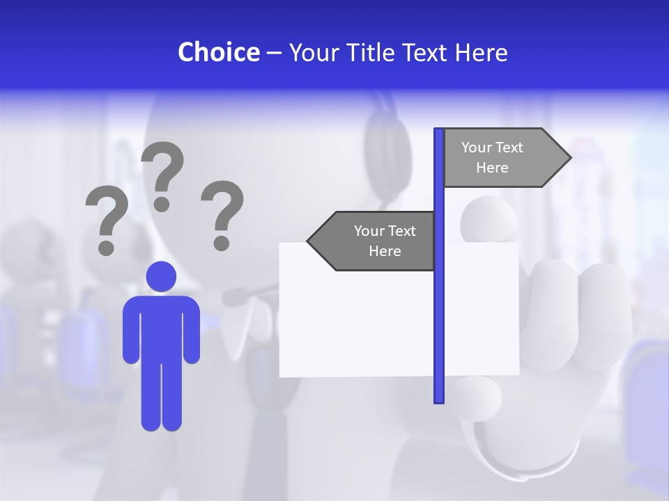 Agent Card Telephone PowerPoint Template