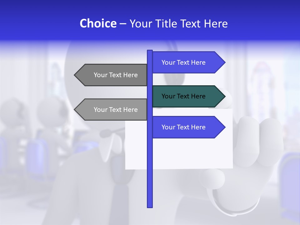 Agent Card Telephone PowerPoint Template