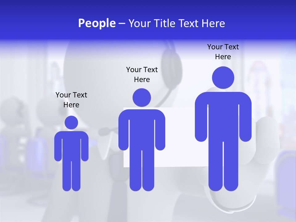 Agent Card Telephone PowerPoint Template