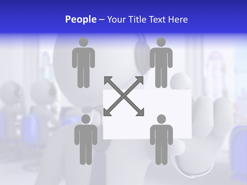 Agent Card Telephone PowerPoint Template