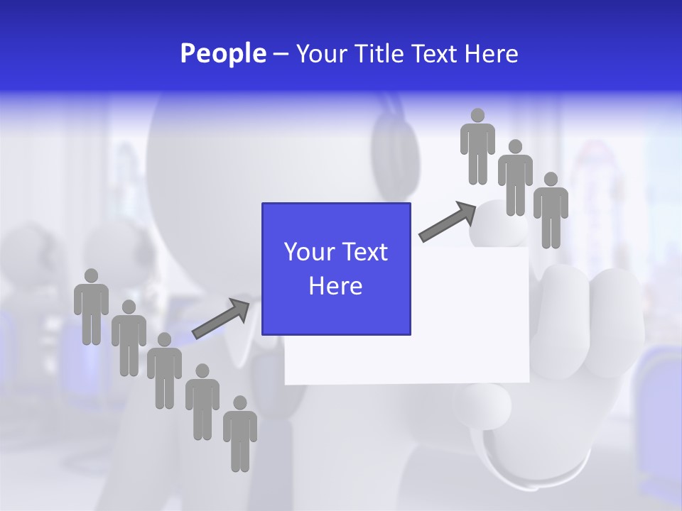 Agent Card Telephone PowerPoint Template