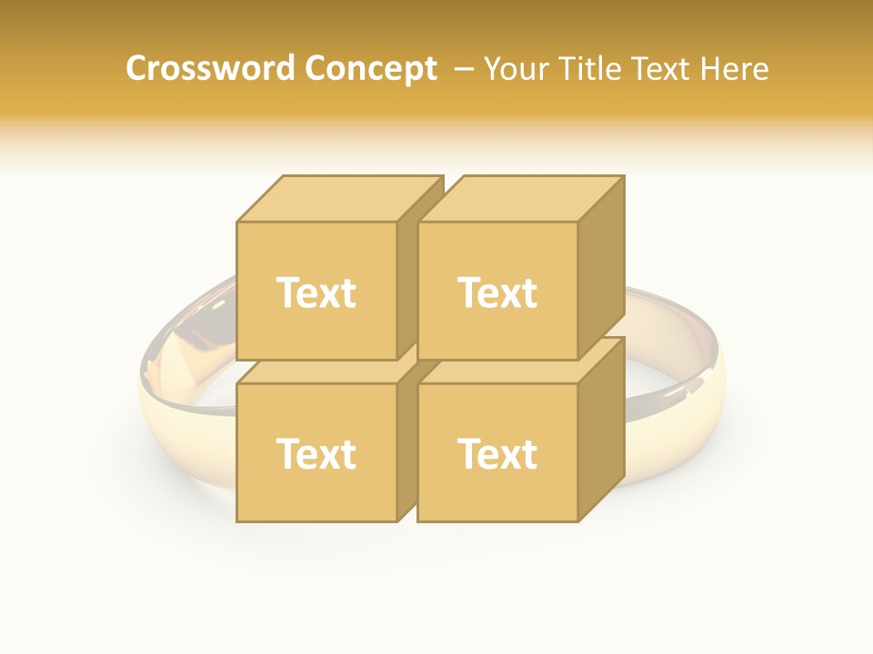 Ring Love Eternity PowerPoint Template