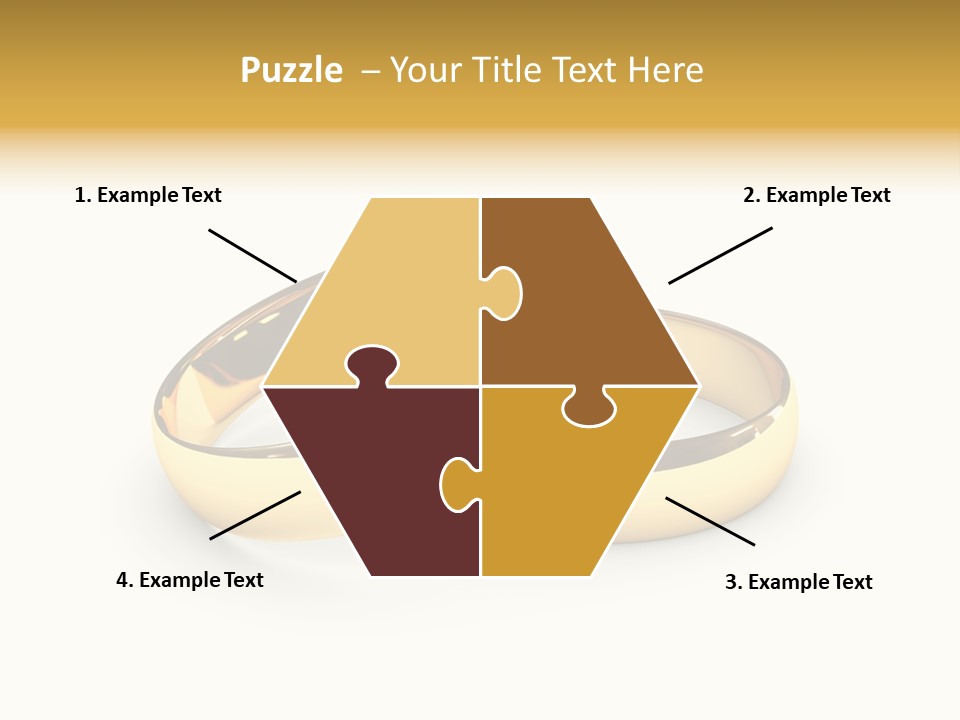 Ring Love Eternity PowerPoint Template