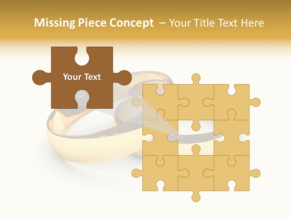 Ring Love Eternity PowerPoint Template