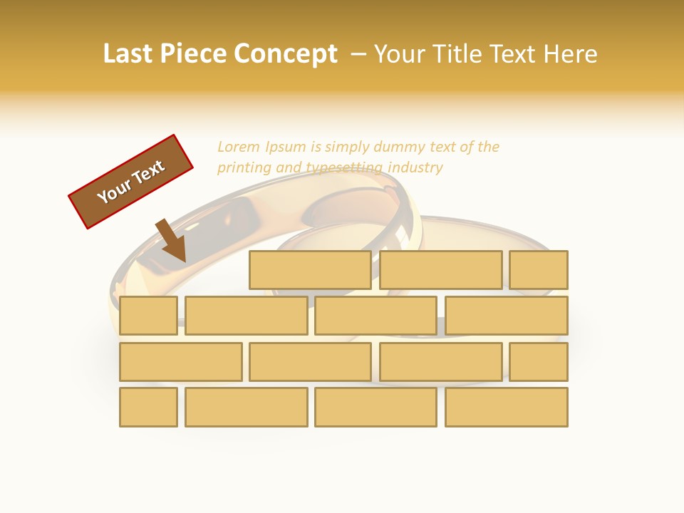 Ring Love Eternity PowerPoint Template