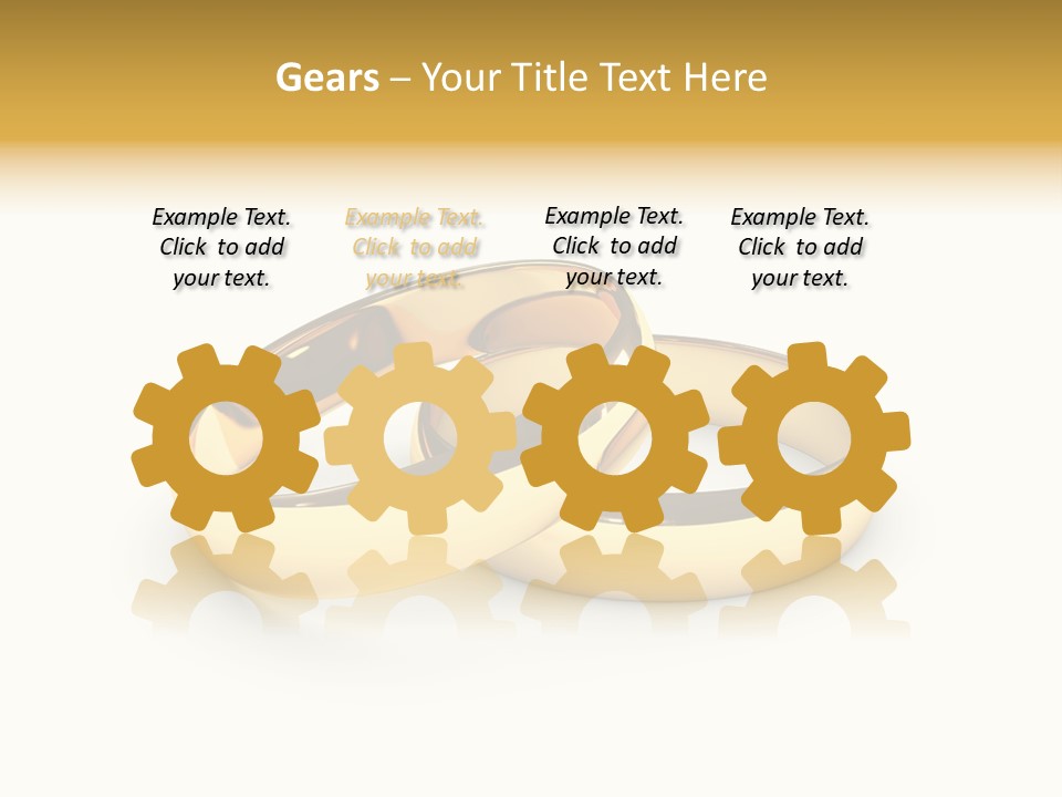 Ring Love Eternity PowerPoint Template