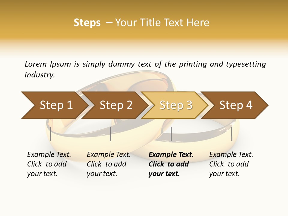 Ring Love Eternity PowerPoint Template