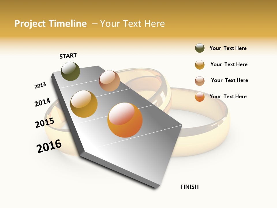 Ring Love Eternity PowerPoint Template