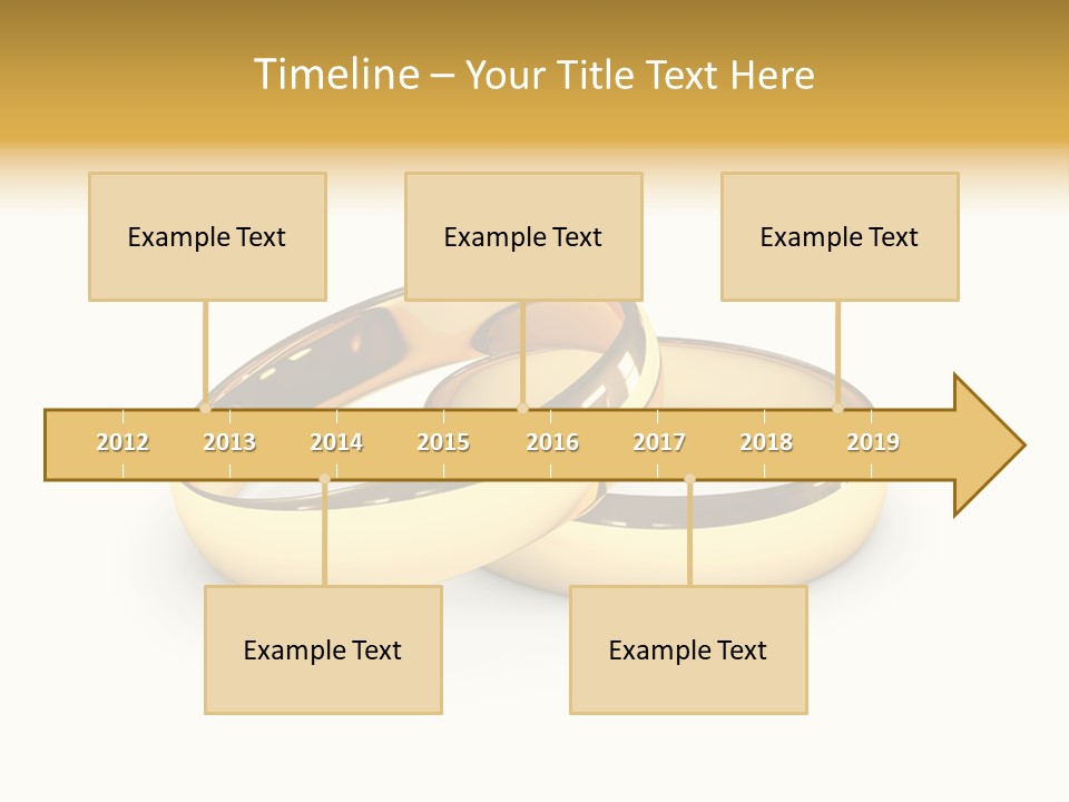 Ring Love Eternity PowerPoint Template