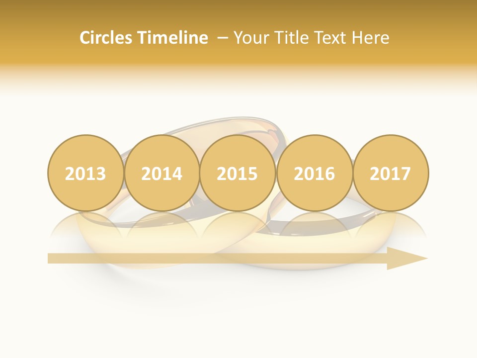 Ring Love Eternity PowerPoint Template