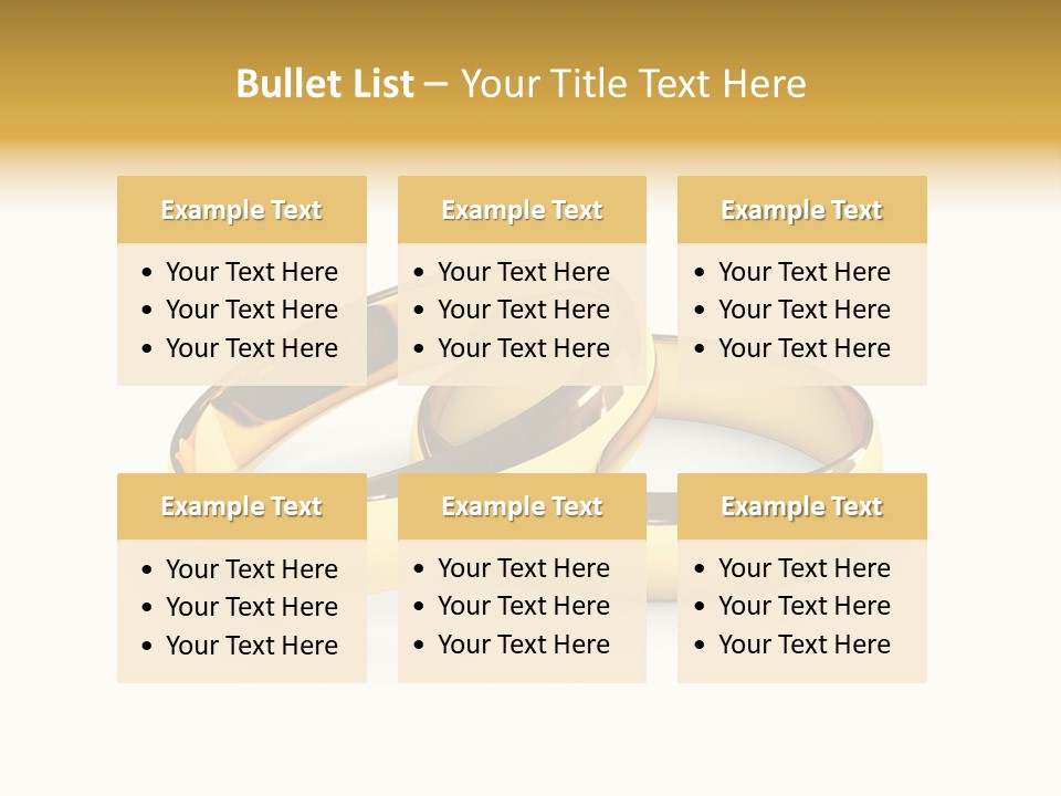 Ring Love Eternity PowerPoint Template