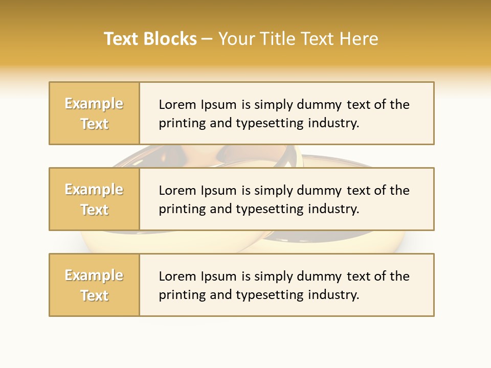 Ring Love Eternity PowerPoint Template