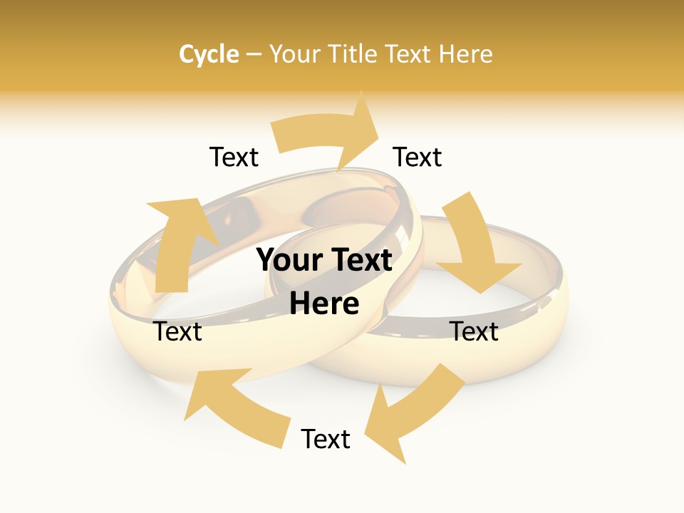 Ring Love Eternity PowerPoint Template