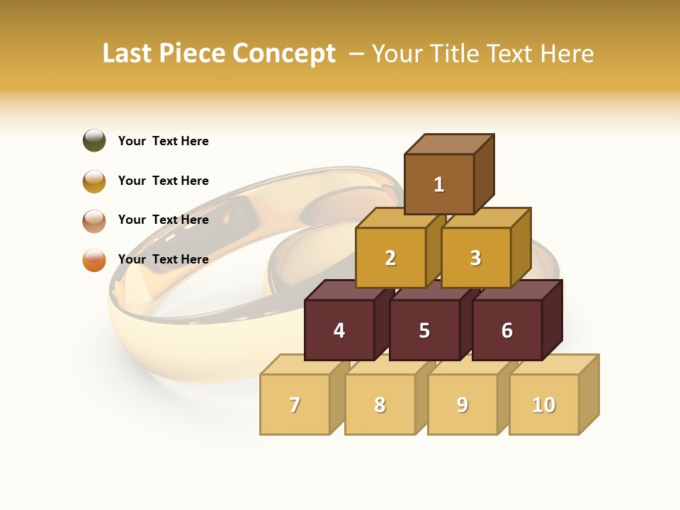 Ring Love Eternity PowerPoint Template