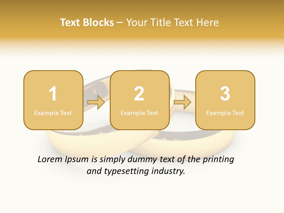 Ring Love Eternity PowerPoint Template