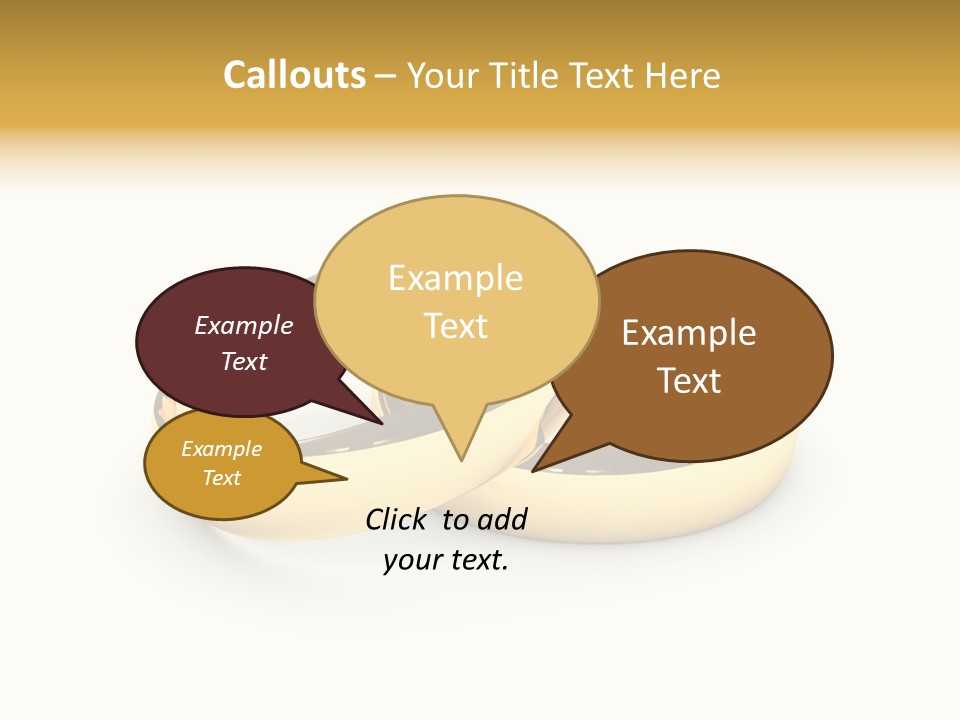 Ring Love Eternity PowerPoint Template