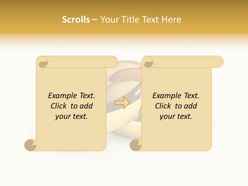 Ring Love Eternity PowerPoint Template