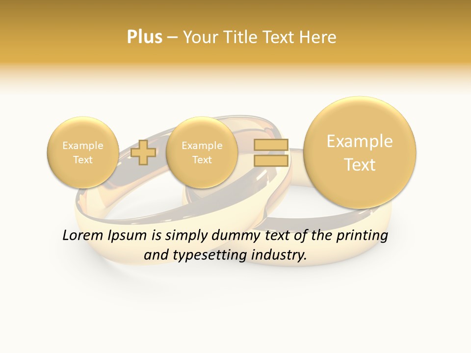 Ring Love Eternity PowerPoint Template