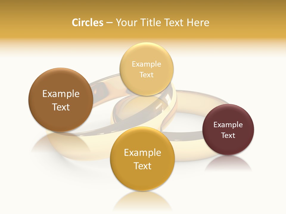 Ring Love Eternity PowerPoint Template