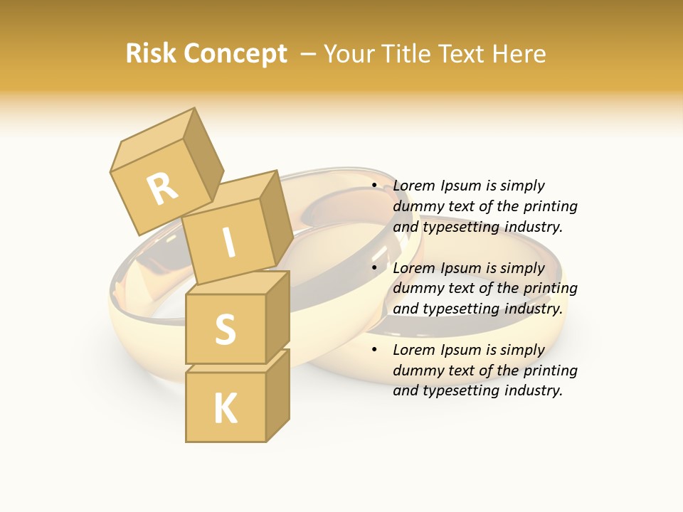 Ring Love Eternity PowerPoint Template