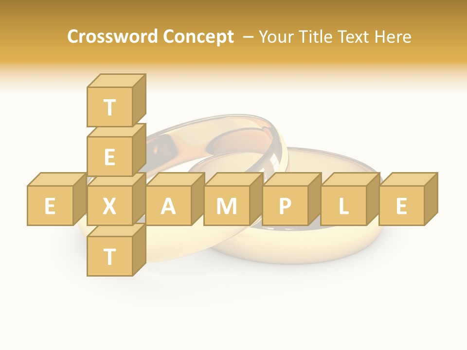 Ring Love Eternity PowerPoint Template