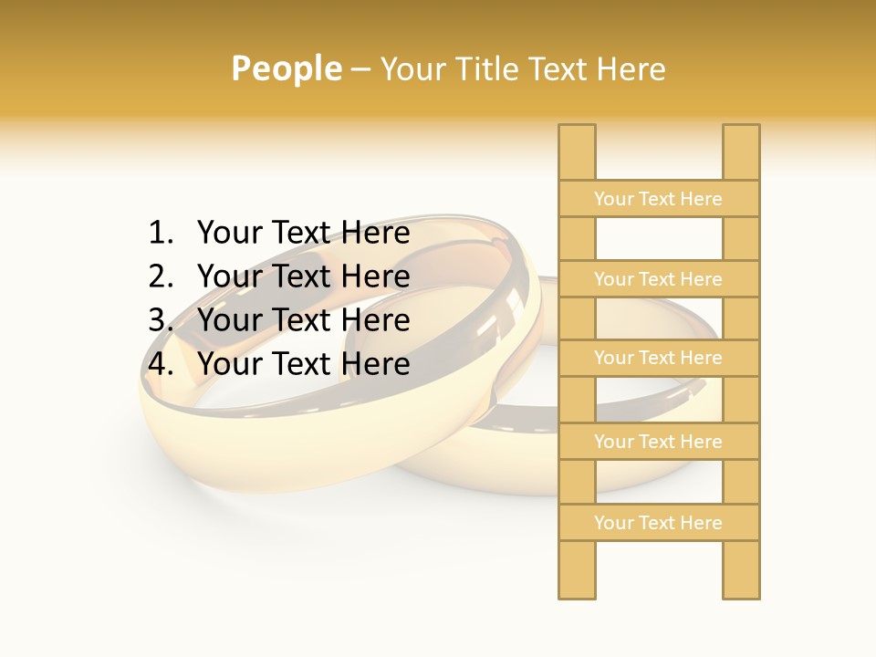 Ring Love Eternity PowerPoint Template