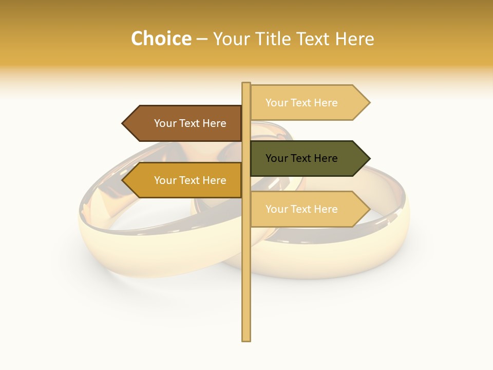 Ring Love Eternity PowerPoint Template
