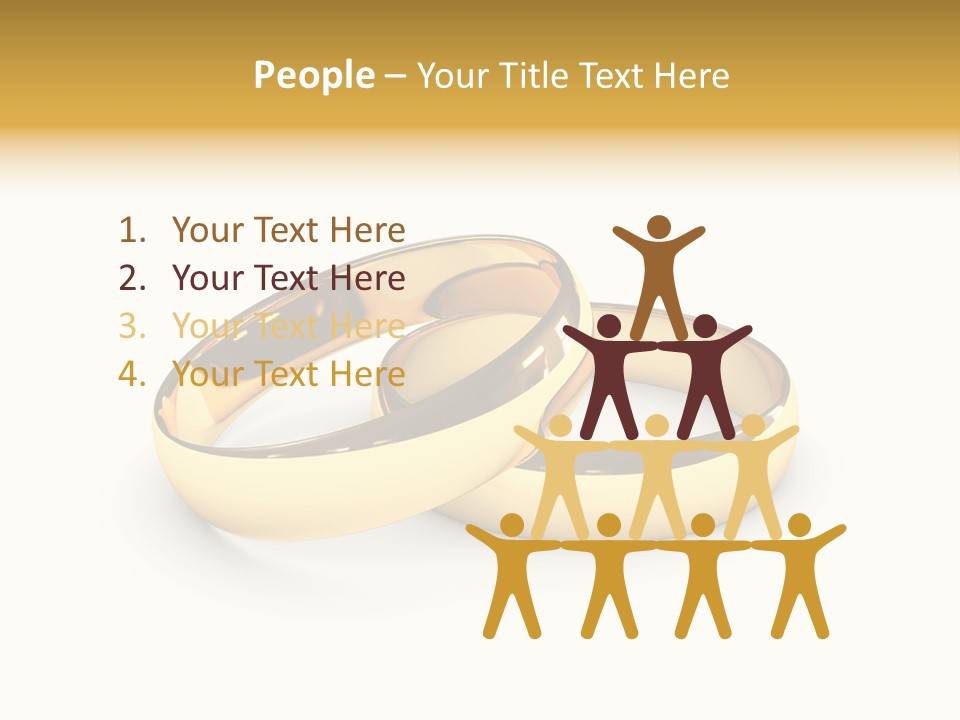 Ring Love Eternity PowerPoint Template