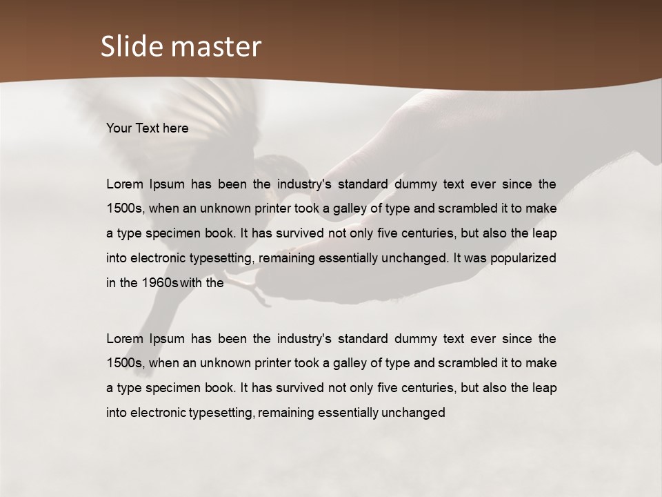 Bait Environmental Protection Feed PowerPoint Template