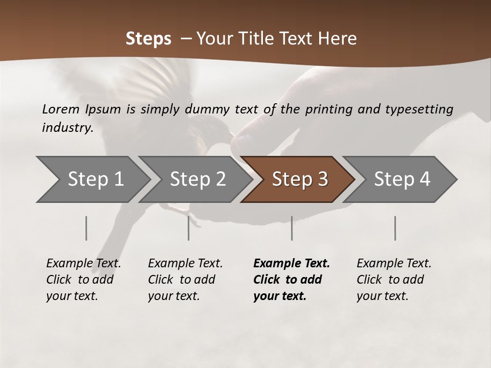 Bait Environmental Protection Feed PowerPoint Template