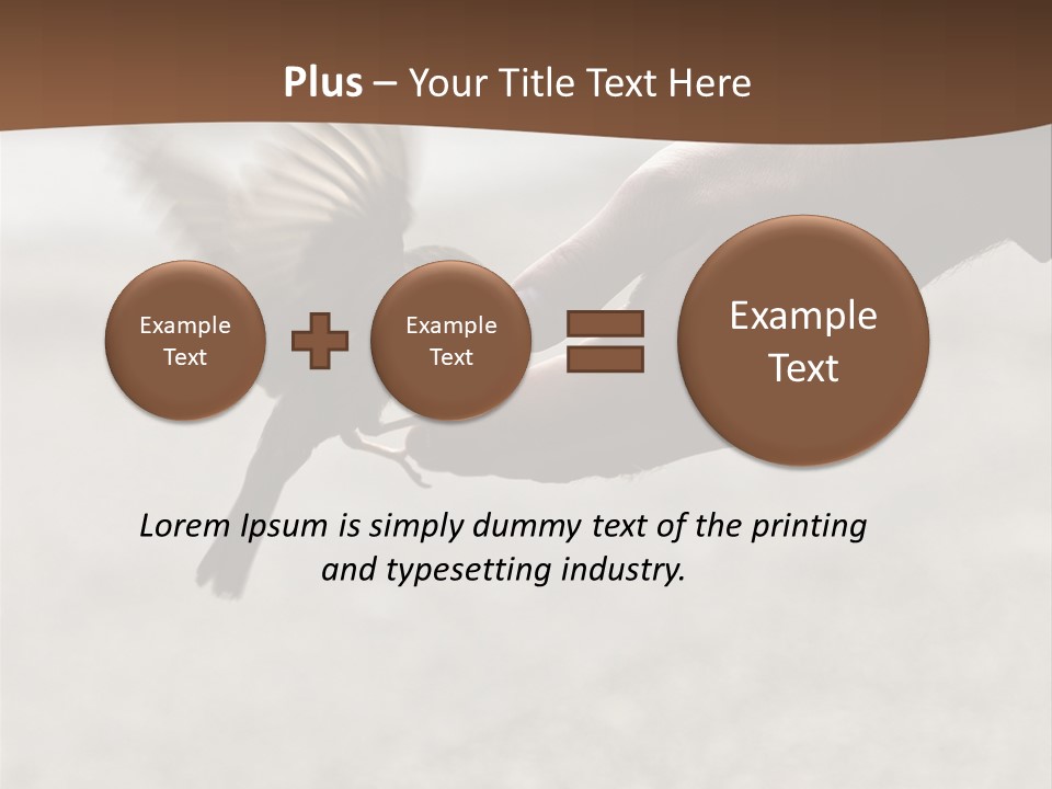 Bait Environmental Protection Feed PowerPoint Template