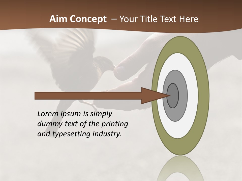 Bait Environmental Protection Feed PowerPoint Template