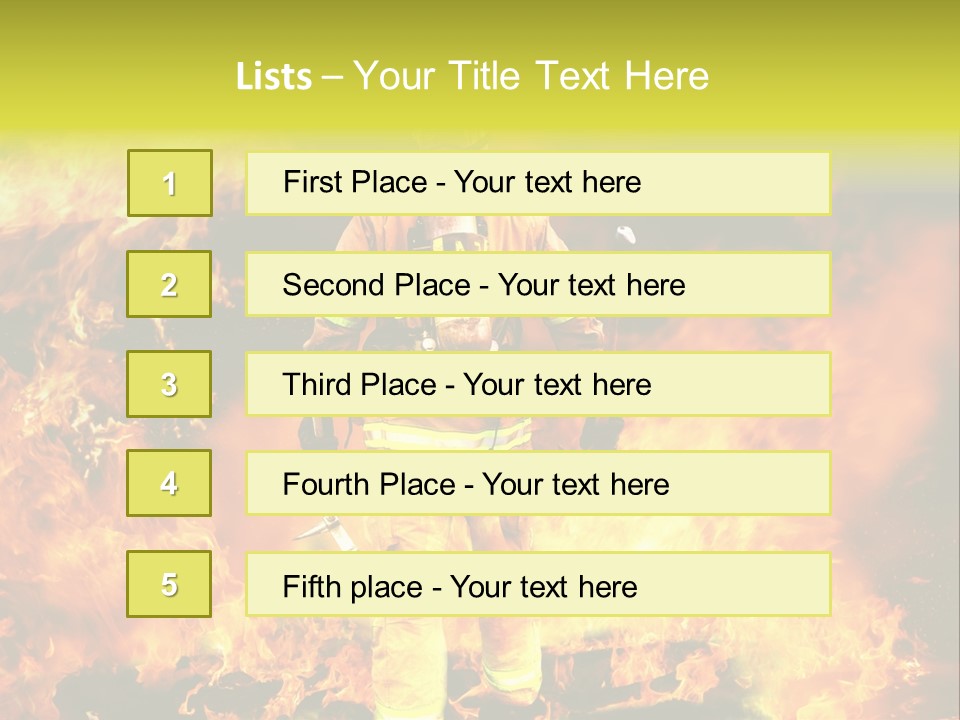 One Department Resistant PowerPoint Template