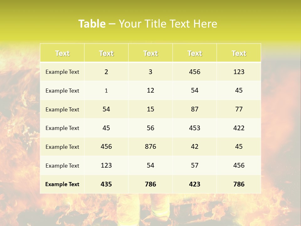 One Department Resistant PowerPoint Template