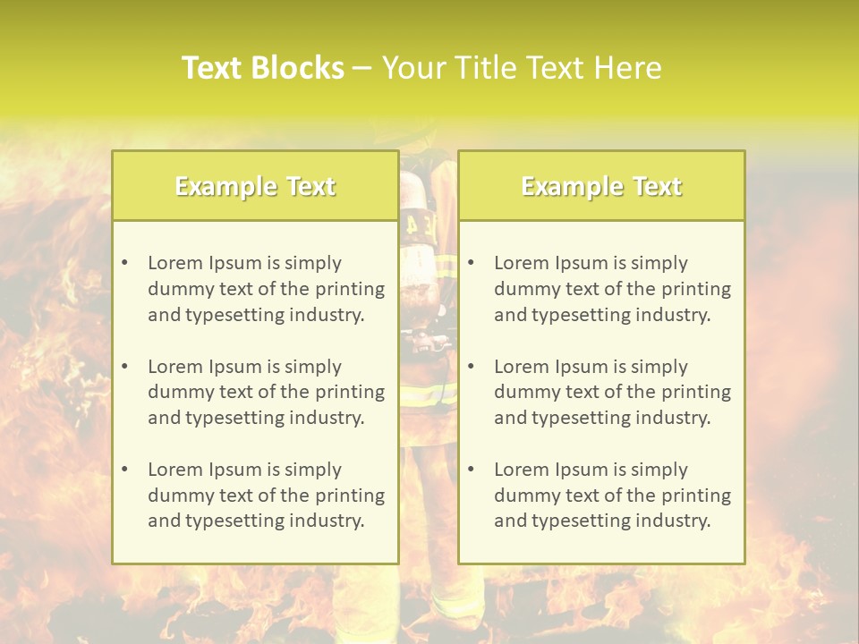 One Department Resistant PowerPoint Template