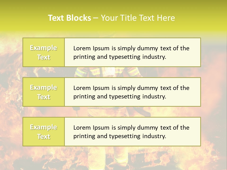 One Department Resistant PowerPoint Template