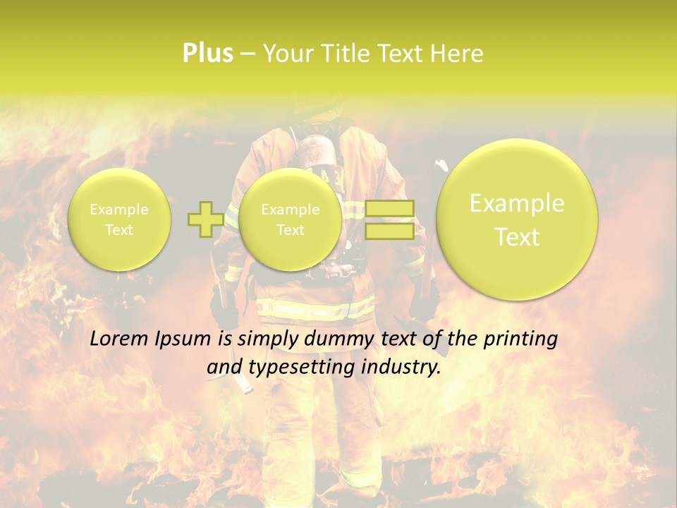 One Department Resistant PowerPoint Template