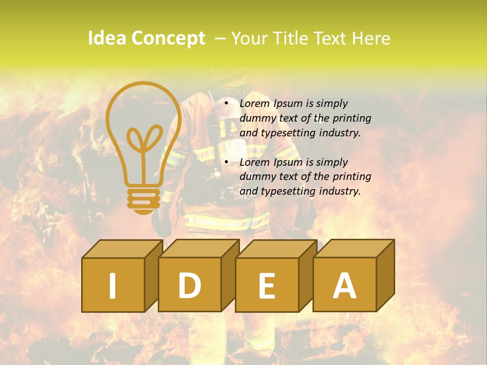One Department Resistant PowerPoint Template