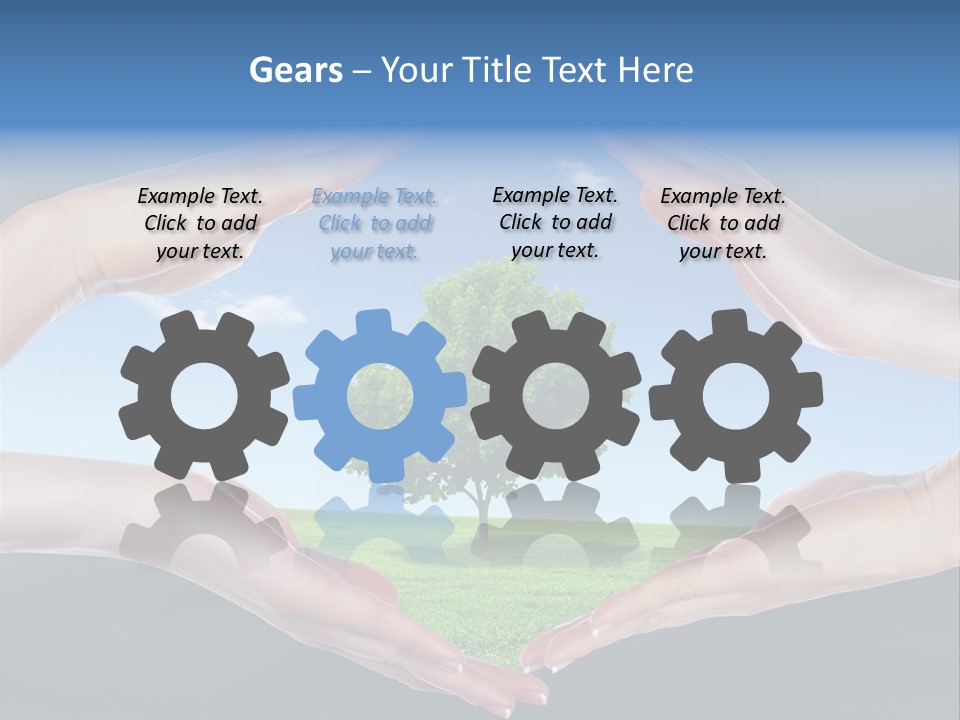 Thunder Pollution Eco PowerPoint Template