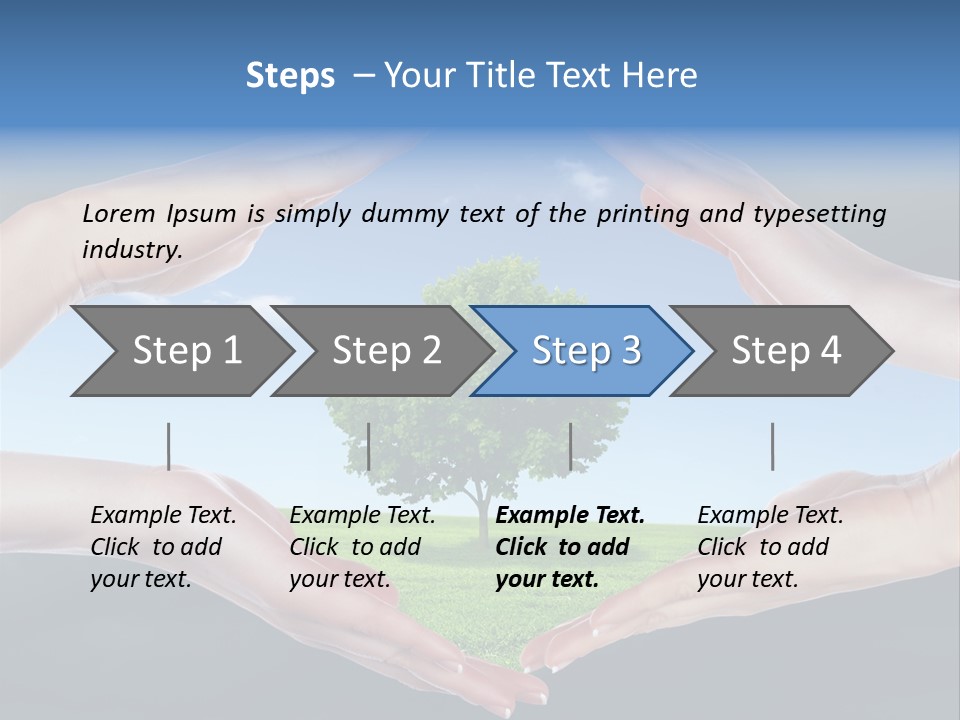 Thunder Pollution Eco PowerPoint Template