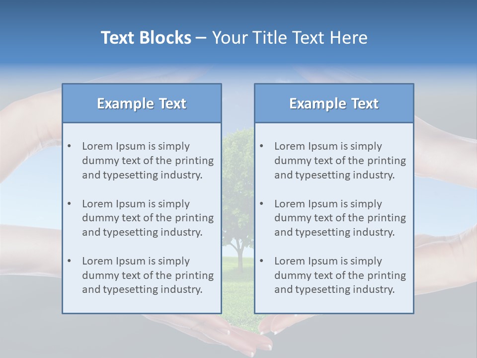 Thunder Pollution Eco PowerPoint Template
