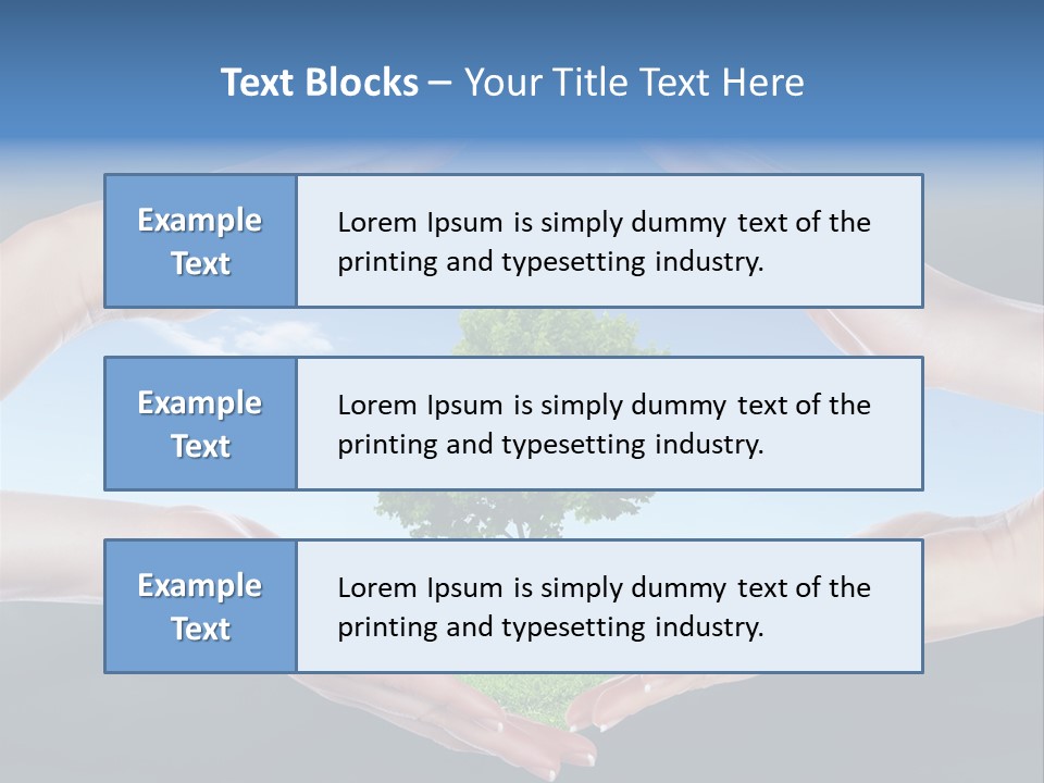 Thunder Pollution Eco PowerPoint Template