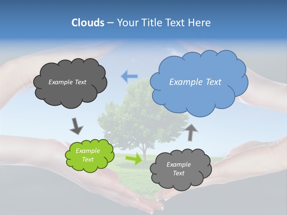 Thunder Pollution Eco PowerPoint Template