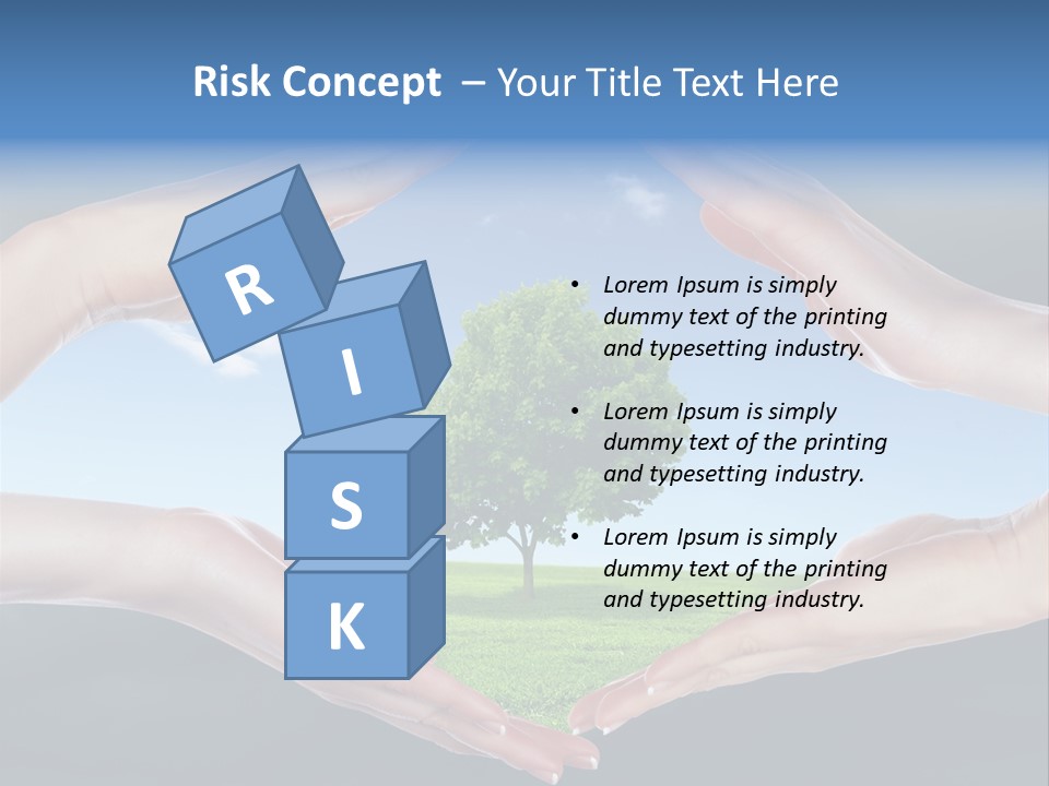 Thunder Pollution Eco PowerPoint Template