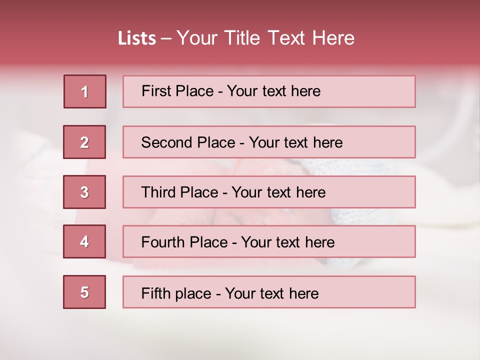 Vernix Nursery Face PowerPoint Template