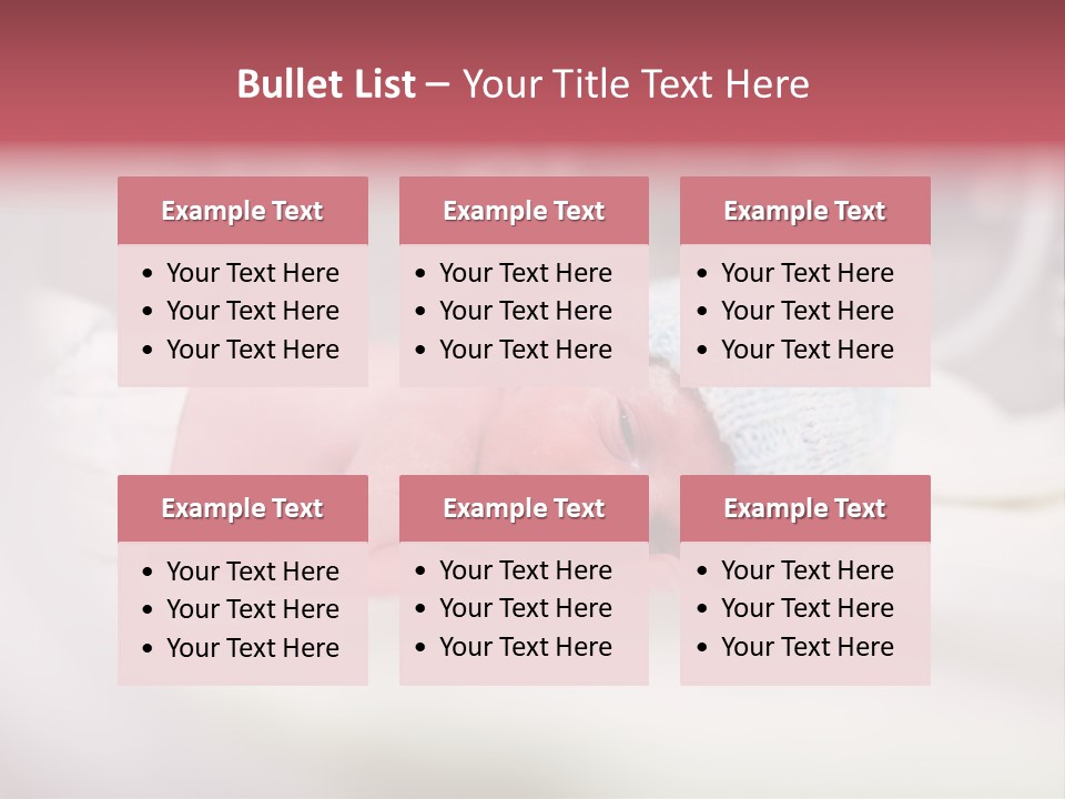 Vernix Nursery Face PowerPoint Template
