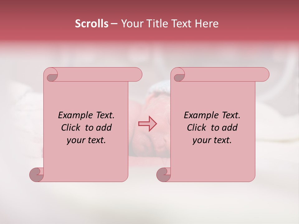 Vernix Nursery Face PowerPoint Template